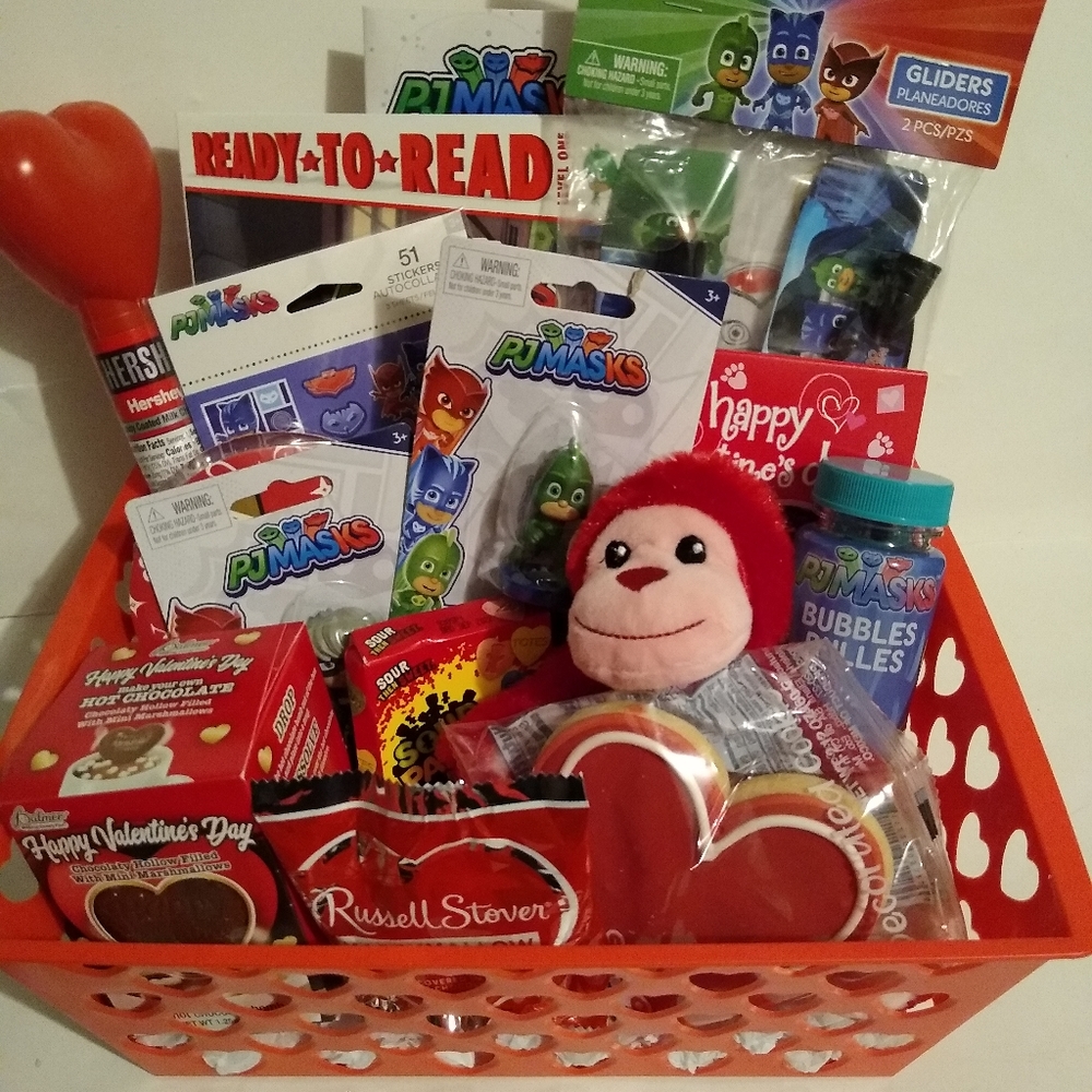 PJ Masks Valentine Basket